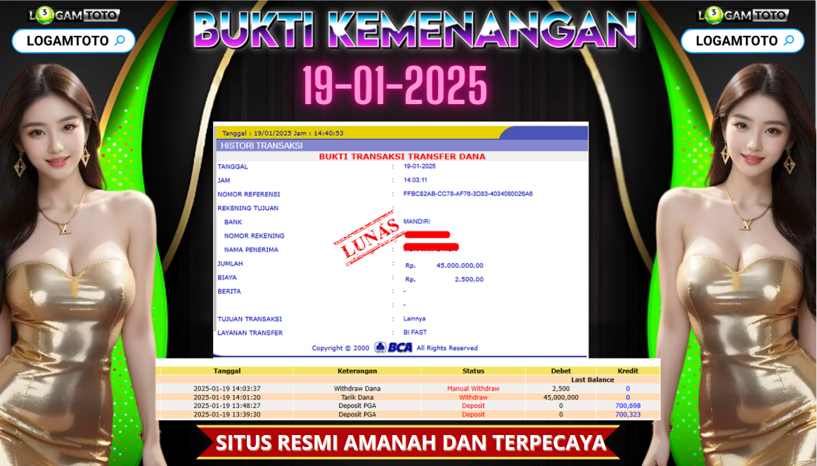 SELAMAT KEPADA MEMBER SETIA LOGAMTOTO BERHASIL JACKPOT DI PERMAINAN SLOT STARLIGHT PRINCESS 1000